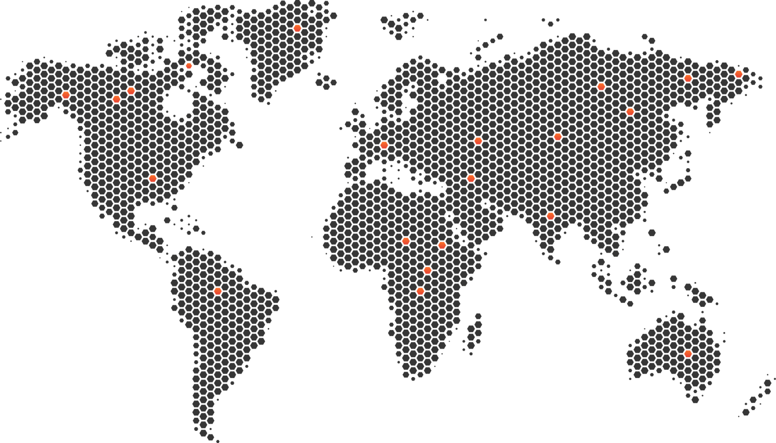 World map showing AdsRudra's global client reach from Gurugram, India